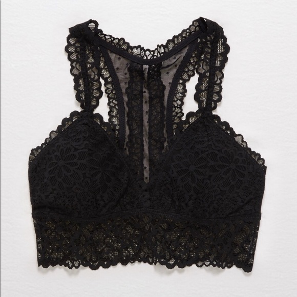aerie Other - Aerie Black Racerback Bralette